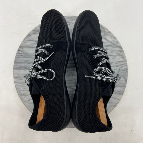 WHITIN Sneakers Mens 13.5 Black Canvas Barefoot Minimalist Zero Drop Athletic 47 - Picture 6 of 13